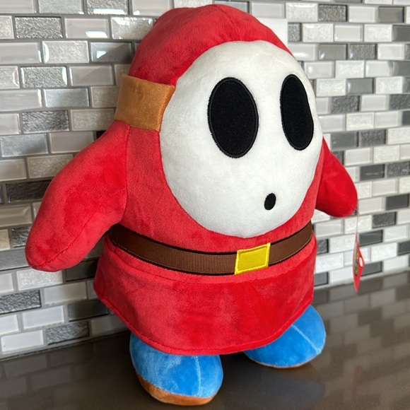 Super Mario SHY GUY Plush / Nintendo / 16” / Officially Licensed / BRAND NEW - Picture 3 of 16